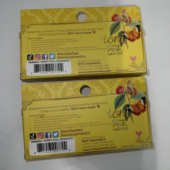 Ioni 3D Faux Mink Lashes and Lash Glue Liner Bundle - Picture 2 of 3